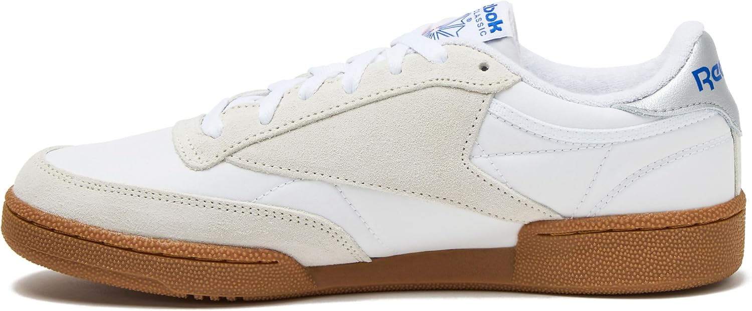 Мужские кроссовки Reebok Club C 85, повседневная спортивная обувь белого цвета для мужчин — фото 3