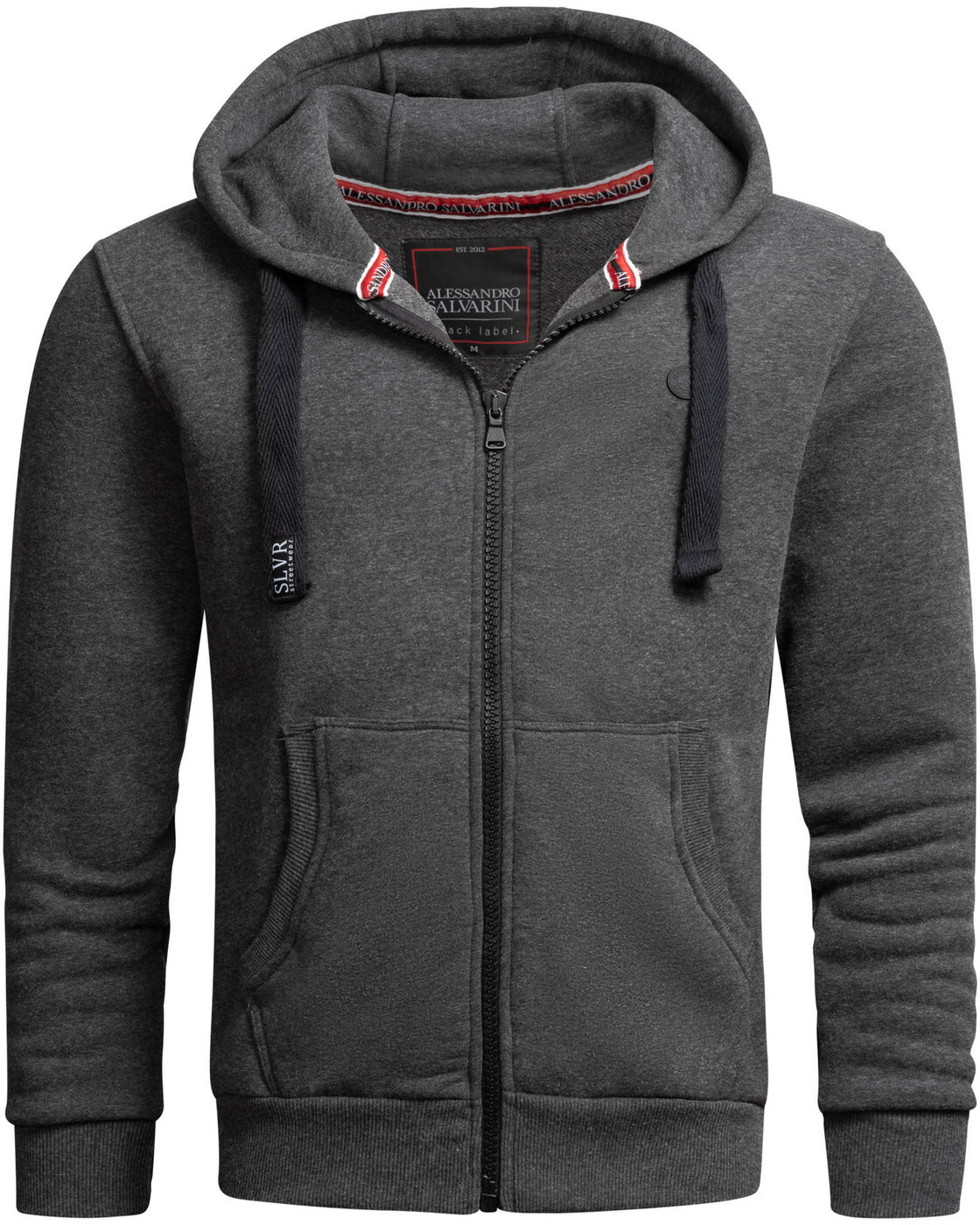 

Толстовка Alessandro Salvarini Jacke AS 313, темно серый