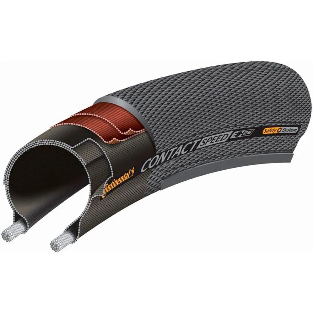 

Жесткая городская шина Continental Contact Speed 700C x 32, черный