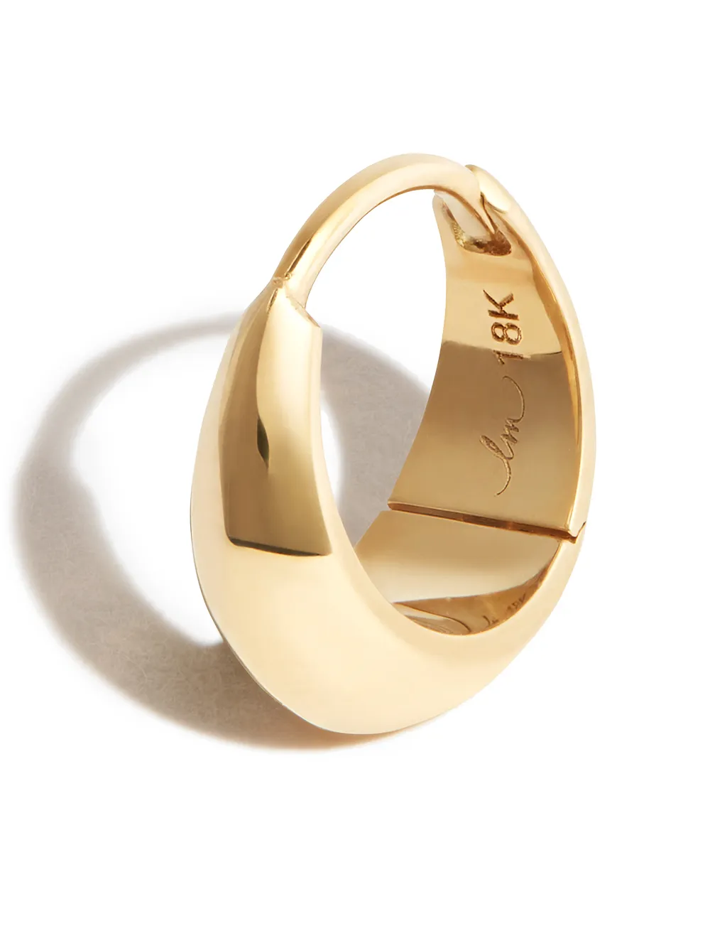 

Серьга-кольцо из желтого золота Lizzie Mandler Fine Jewelry, золотой