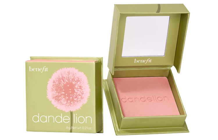 Benefit BEILINGFEI румяна Dandelion Soft Skin Pink Blush для коррекции тона кожи, натуральное стойкое покрытие, 6г/6г*2 — фото 2