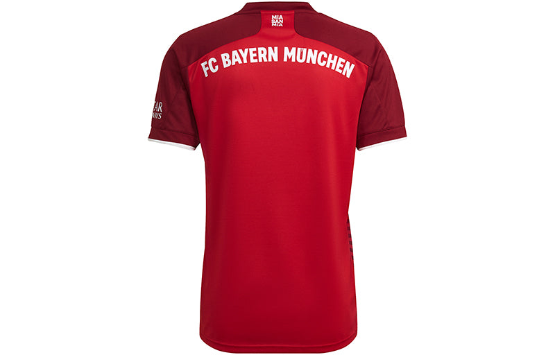 Джерси Men's adidas Fcb H Jsy Bayern Munich Black Home Fan Edition Sports Short Sleeve Soccer/Football Jersey Red — фото 2