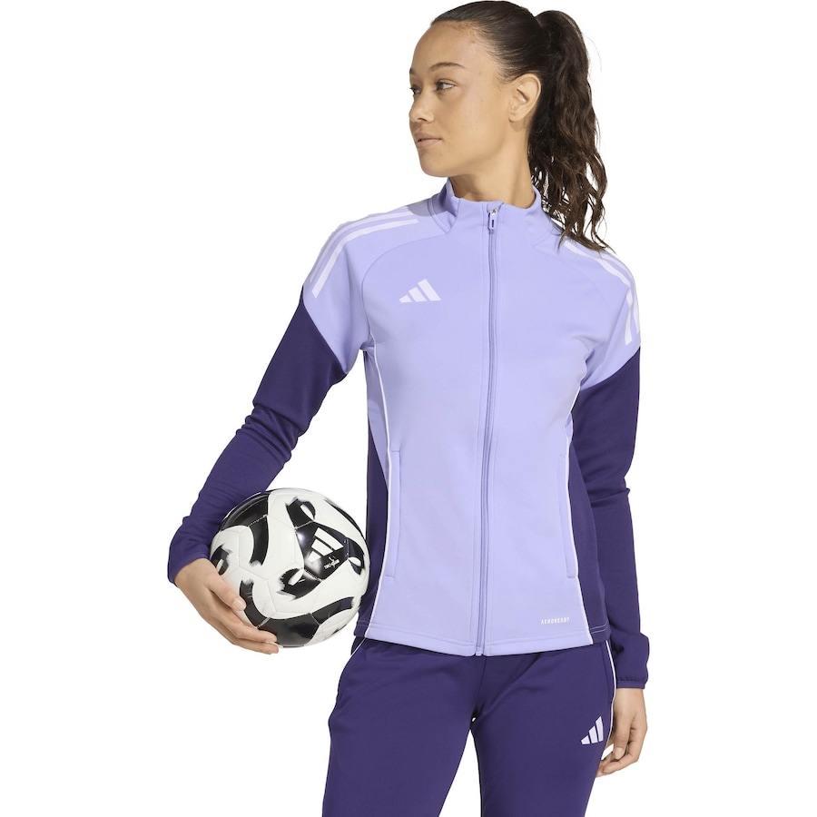 Тренировочная куртка ADIDAS PERFORMANCE Tiro25 Competition, светло-фиолетовый/темно-фиолетовый — фото 3