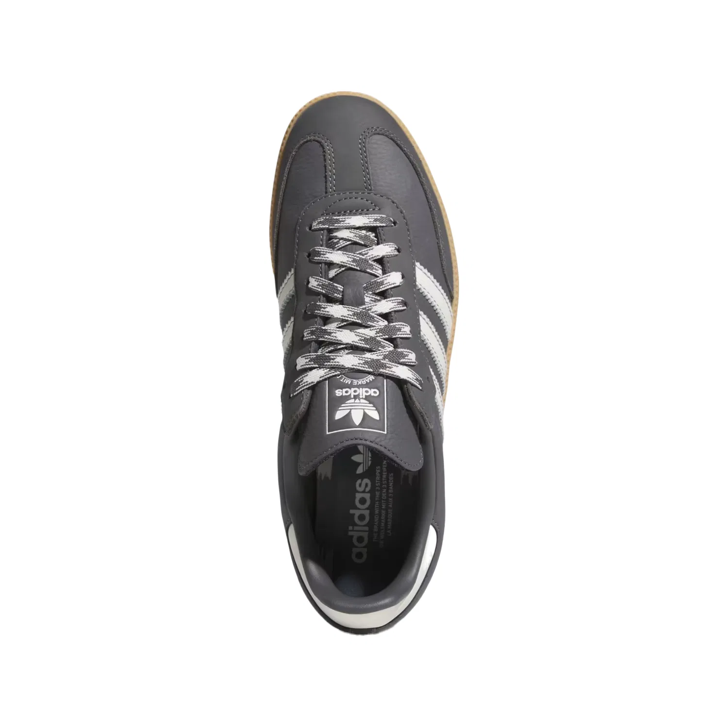 Кроссовки скейтбордические SAMBA OG Adidas Originals серые — фото 4