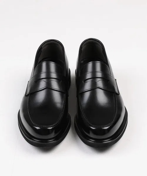 Мужские лоферы BRENOWELT Luca Black Penny Loafers 918 — фото 2