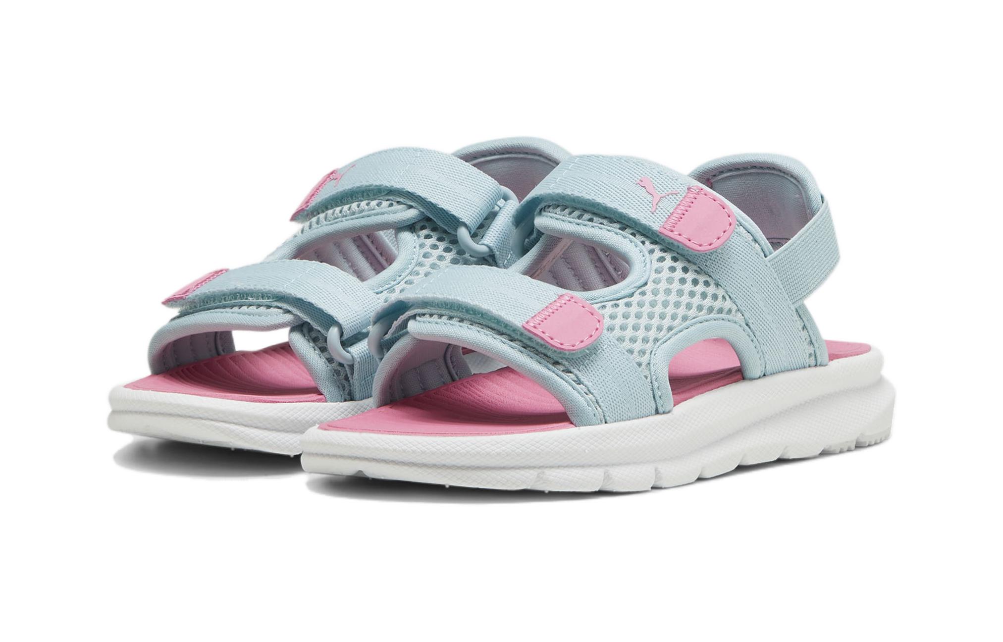 PUMA Сандалии Evolve Little Kid «Turquoise Surf Fast Pink» — фото 3