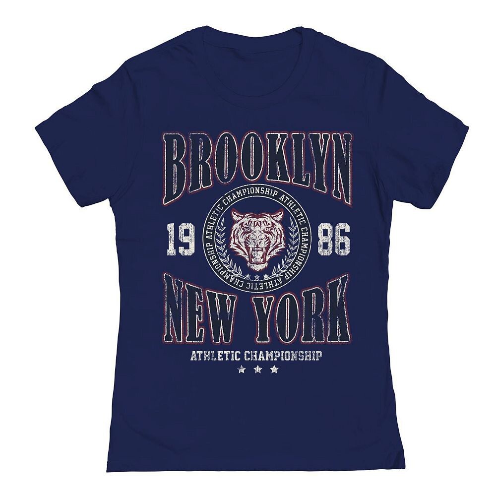 

Футболка с графическим рисунком Brooklyn NY для юниоров, темно-синий
