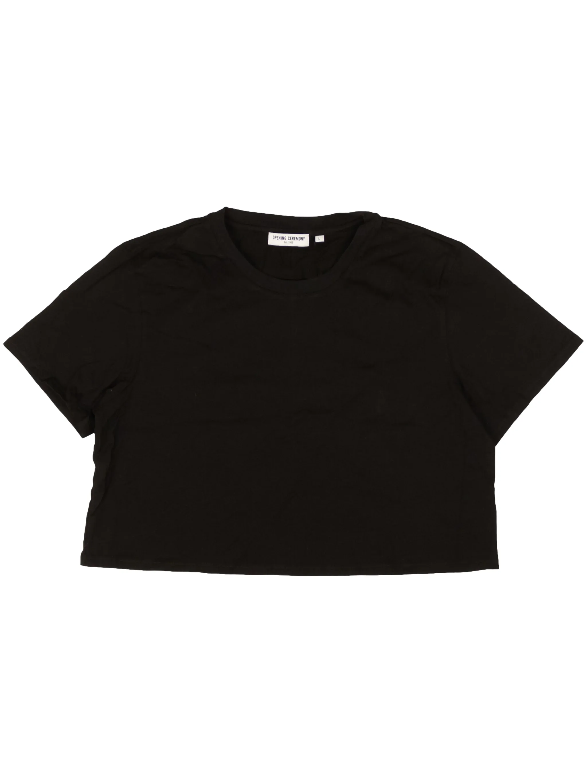 

Укороченная футболка Opening Ceremony, черный