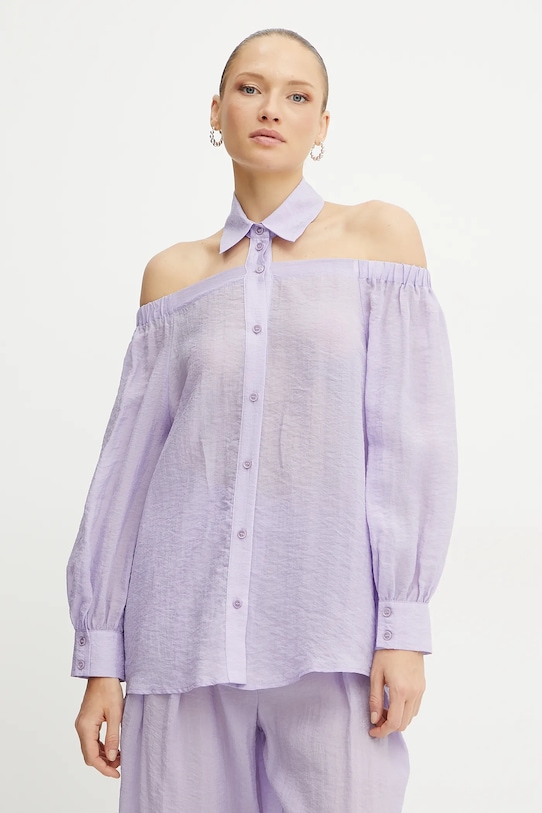 

Рубашка Patrizia Pepe, фиолетовый