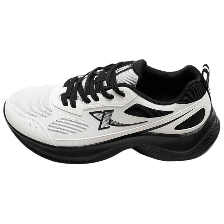 

XTEP Кроссовки для бега с низким верхом, износостойкие, противоскользящие, мужские, белые, черные