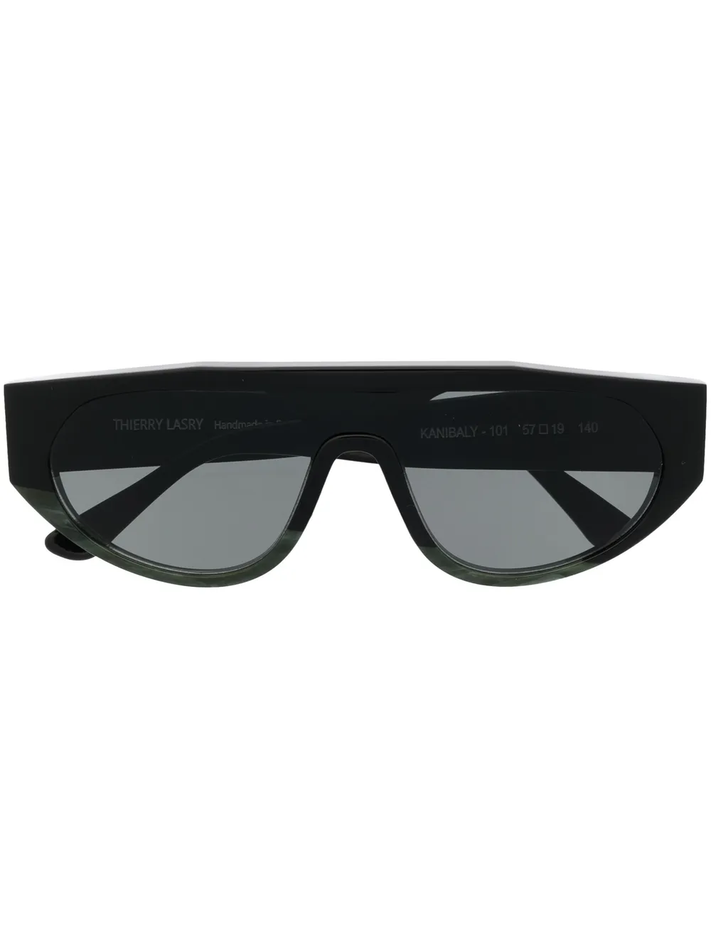 

Солнцезащитные очки в массивной оправе Thierry Lasry, черный