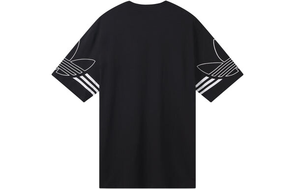 Футболка originals outline tee round neck short sleeve black Adidas, черный — фото 2