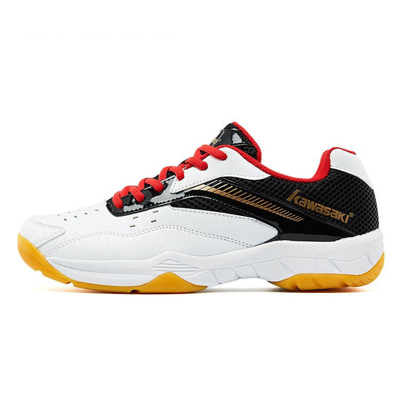 

Кроссовки Kawasaki Badminton Shoes Unisex Low-top White/black/gold, белый