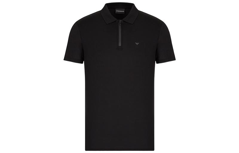 

EMPORIO ARMANI Поло SS22 мужское черное, Черный, EMPORIO ARMANI Поло SS22 мужское черное