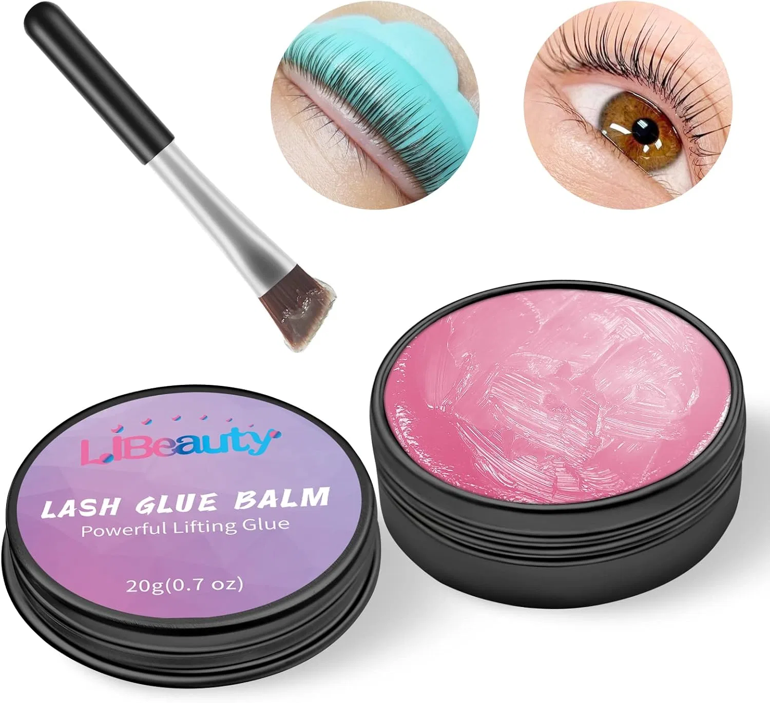 Клей для ламинирования ресниц и бровей Libeauty с ароматом персика Libeauty