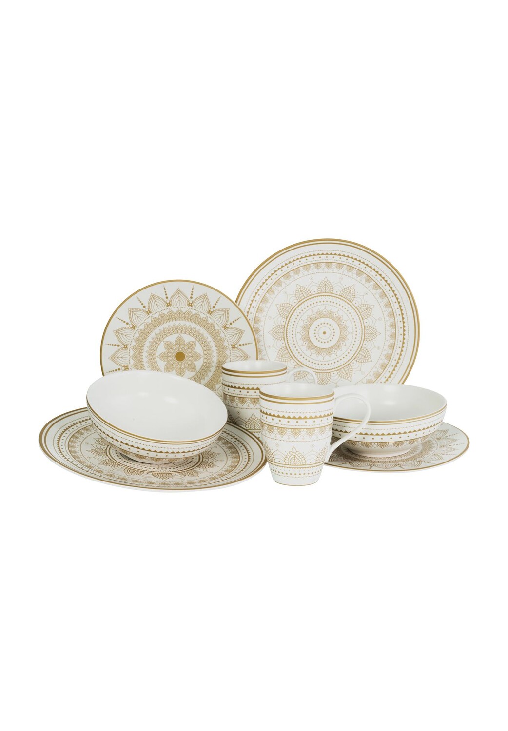 

Комбинированный сервиз Мандала, 8 шт Creatable, weiss
