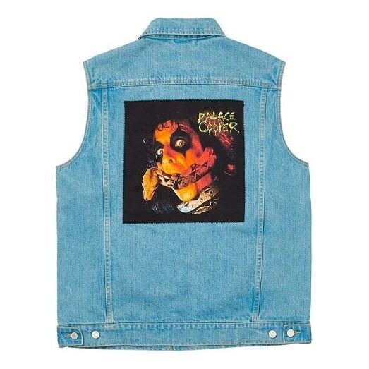 

Жилет alice cooper denim vest 'blue' Palace, синий