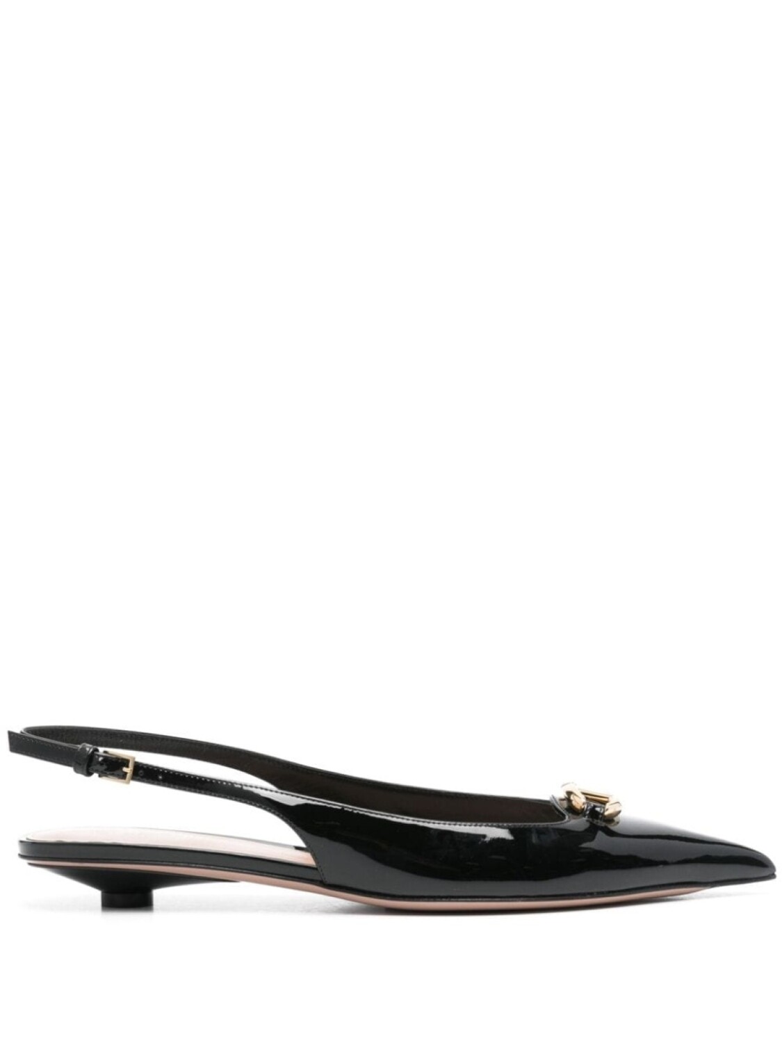Valentino Garavani балетки Bold Edition VLogo 20 мм, черный
