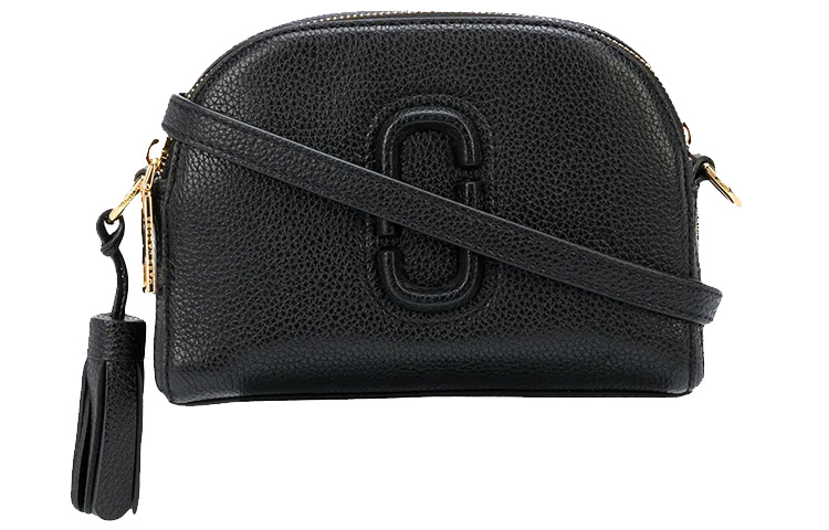 

THE SHUTTER кожаная седельная сумка из коровьей кожи, полукруглая сумка, сумка через плечо, кроссбоди женская черная MARC JACOBS, Set (Bag+Dust Bag)