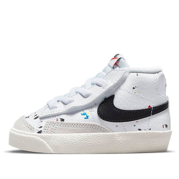 

Кроссовки blazer mid '77 'paint splatter' Nike, белый