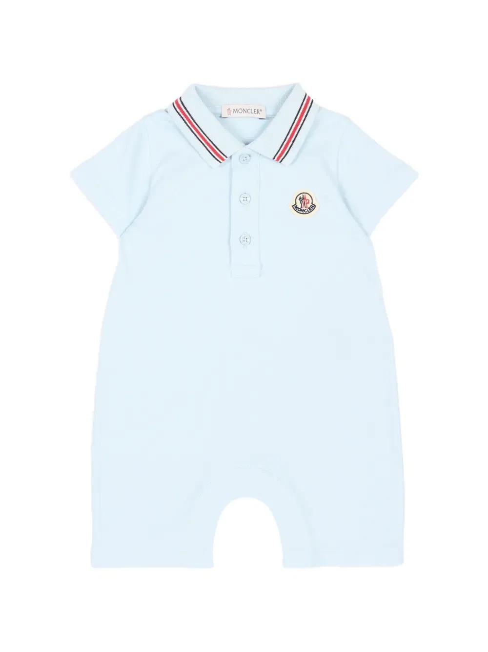 Комбинезон с логотипом Polo Moncler Enfant, синий