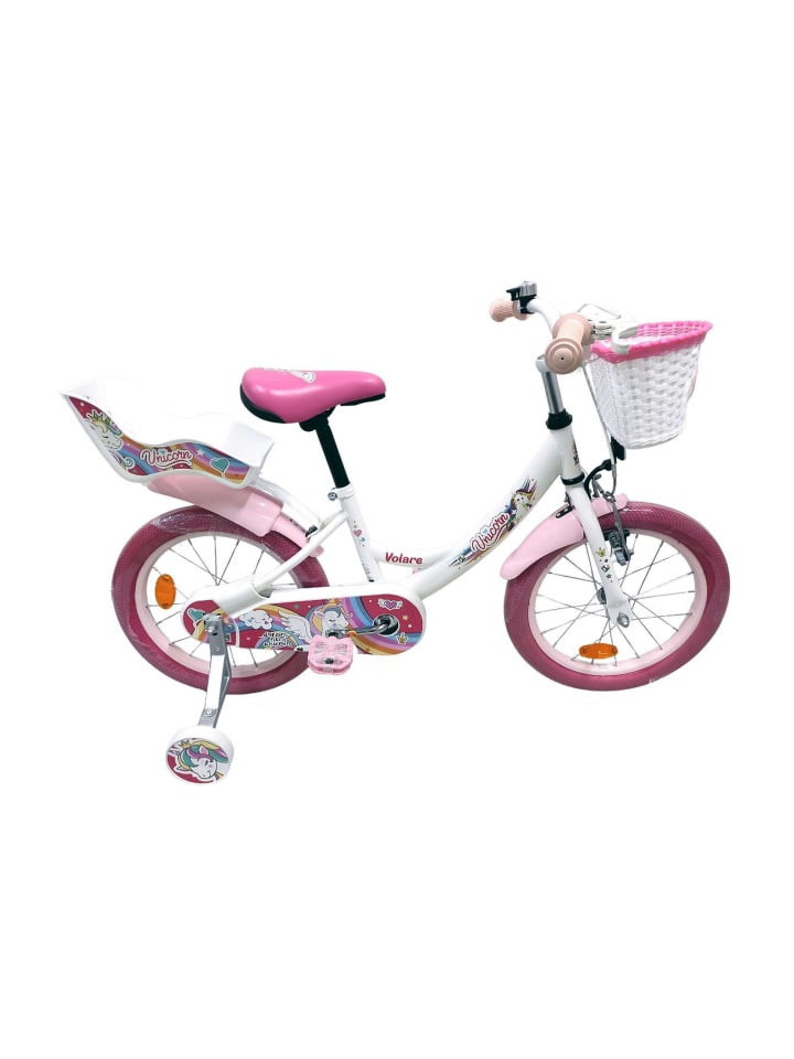 

Volare Детский велосипед «Единорог», 16 дюймов, белый
