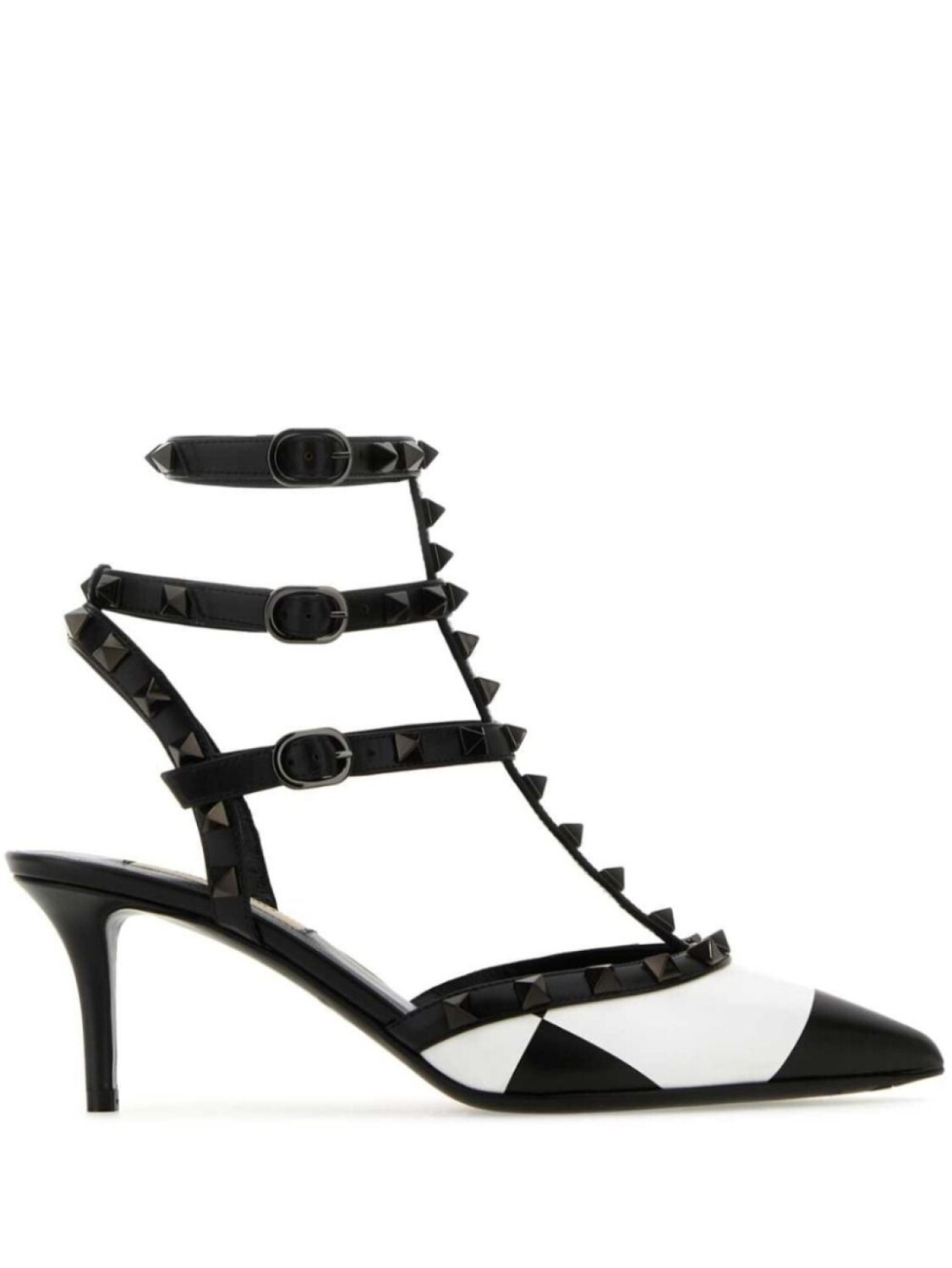 

Туфли Valentino Garavani Rockstud 60 мм из двухцветной кожи, черный