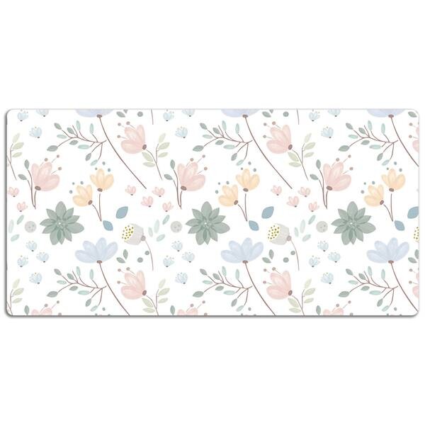 

Настольный коврик Tulup Frühlingsblumen, 100x50x1 см, зеленый