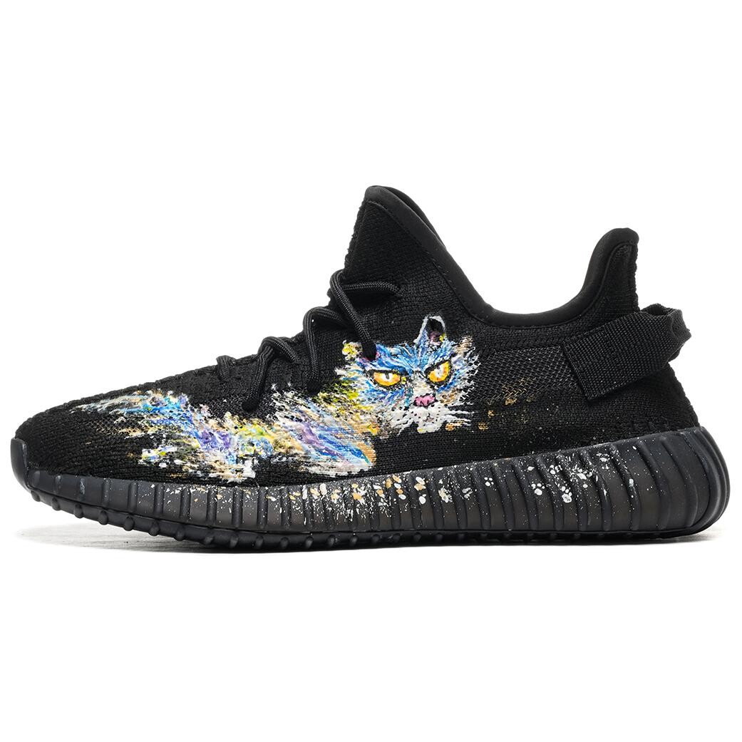 

Кроссовки Yeezy Boost 350 V2 Lifestyle унисекс с низким верхом черного цвета Adidas Originals
