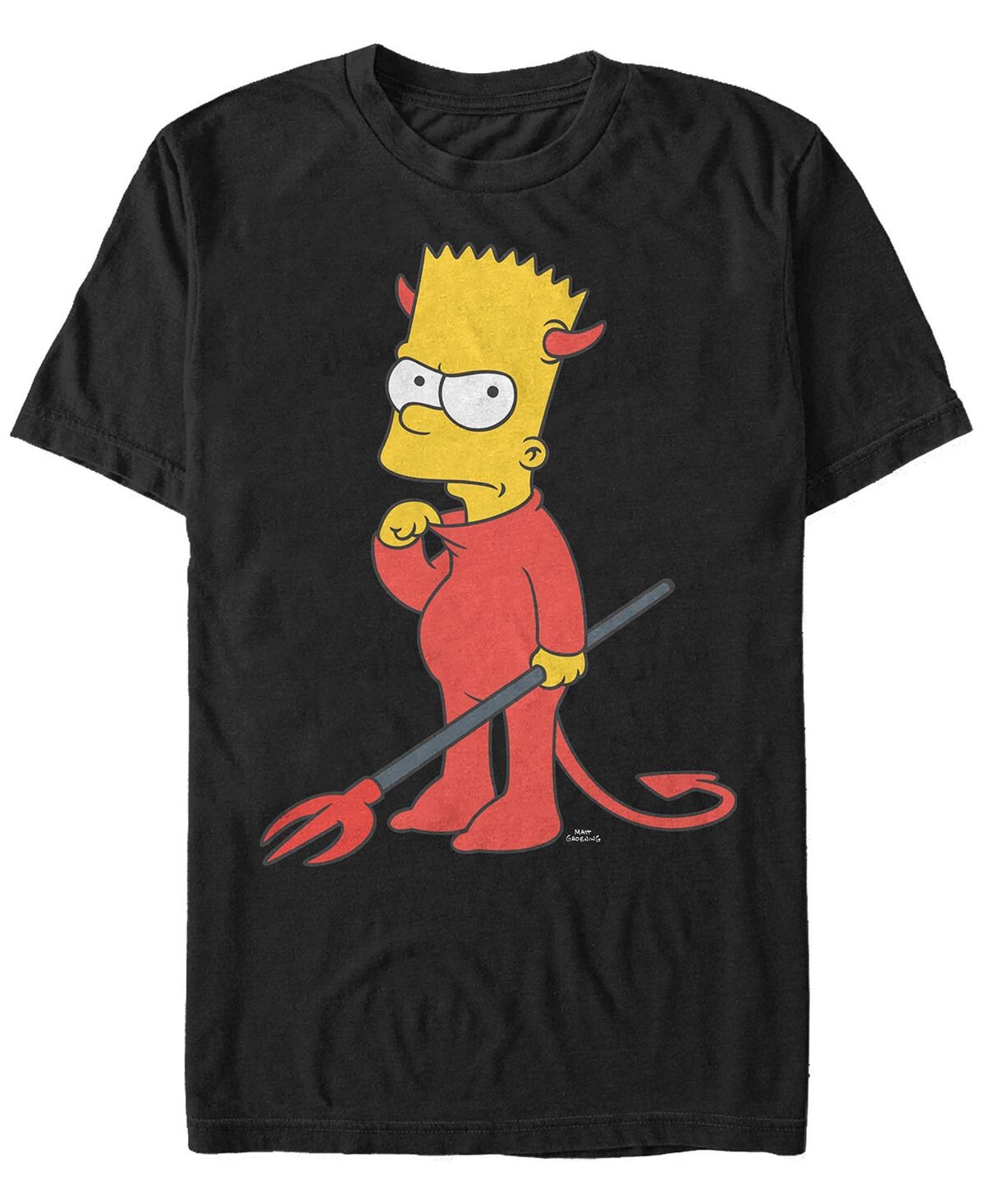 

Мужская футболка с короткими рукавами The Simpsons Devil Bart Fifth Sun