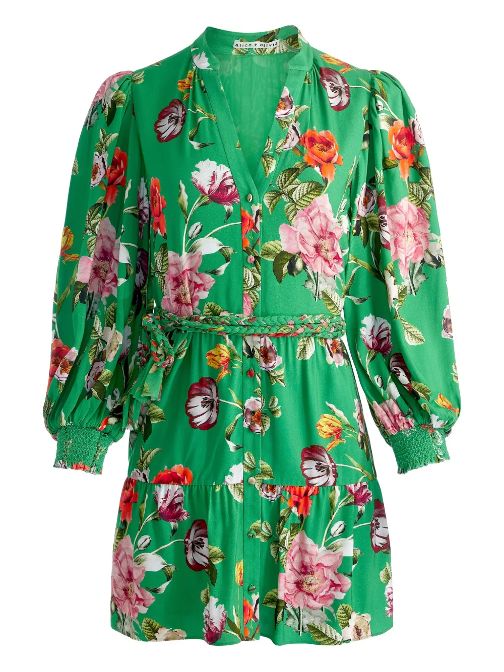 

Платье мини Antonette Alice + Olivia, зеленый