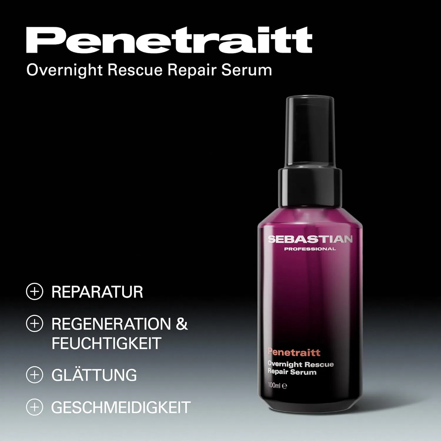 Интенсивная сыворотка для волос «Penetraitt Overnight Rescue Repair» от Sebastian Professional Sebastian — фото 3