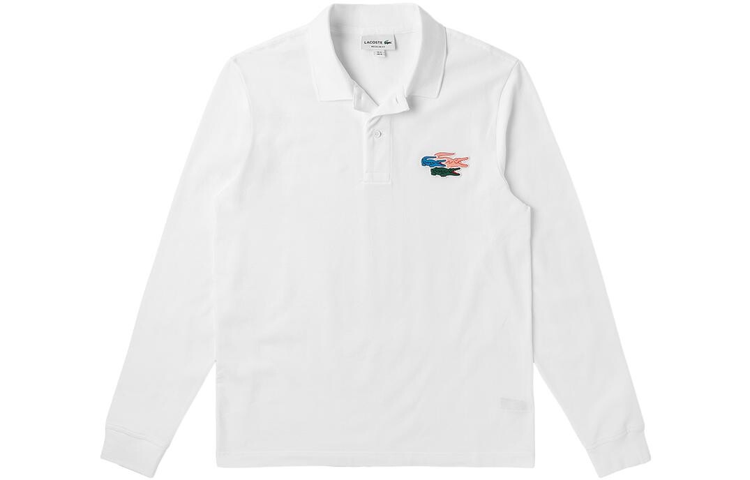 

Рубашка поло мужская белая Lacoste, белый
