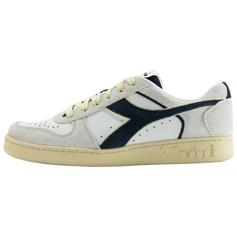 

Кроссовки diadora Magic Basket Skateboarding Shoes Unisex Low-top White, белый