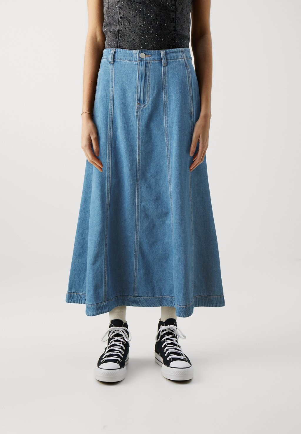 

Юбка джинсовая VMBRYNN WIDE CALF SKIRT POP Vero Moda, цвет medium blue denim