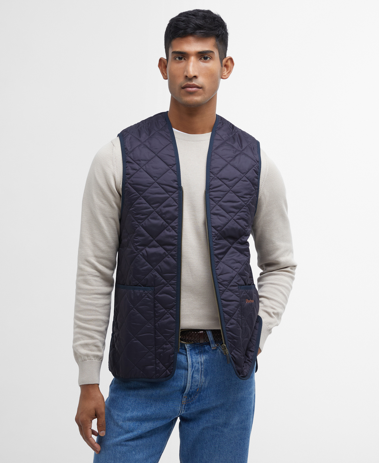 

Жилет Barbour Quilted Zip-In Liner, Navy-Dress