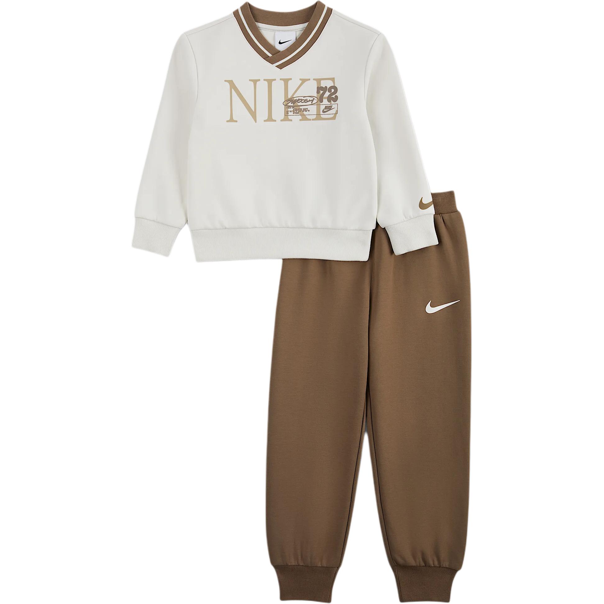 Nike Повседневная спортивная одежда Heritage FW24 Mink Brown для детей 3-7 лет — фото 3