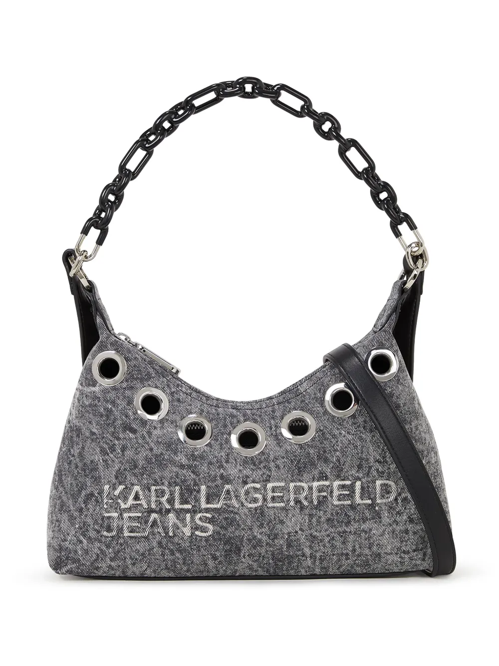 

Джинсовая сумка на плечо Karl Lagerfeld Jeans, серый