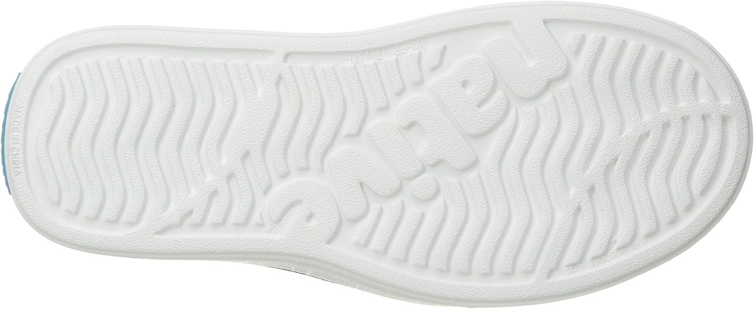 Кроссовки без шнурков Native Shoes Miles для детей, унисекс, черно-белый — фото 4