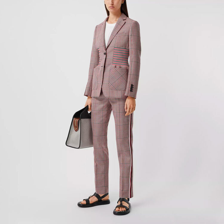 Брюки женские Burberry, ярко-красный — фото 4