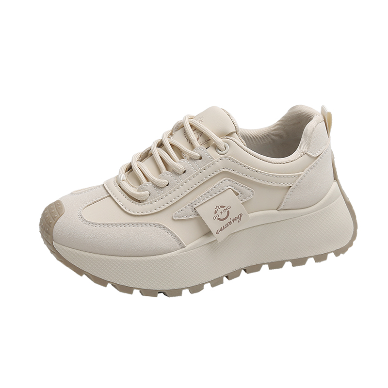 

Нескользящие износостойкие низкие кроссовки для детей и подростков FIRS Kids, бежевый