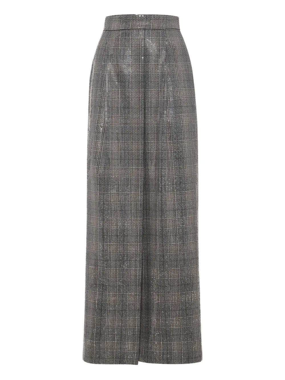 

Длинная юбка с пайетками Brunello Cucinelli, серый