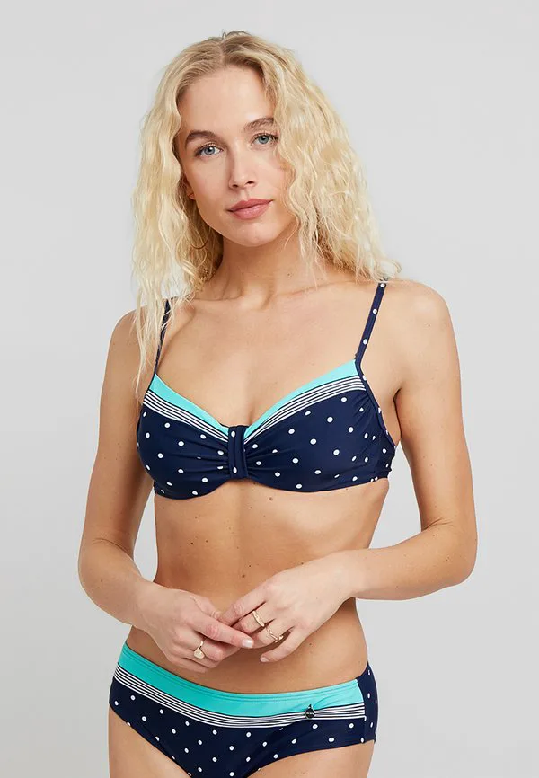 

Верхняя часть бикини monroe wire Lascana, Navy/Turquoi, Синий, Верхняя часть бикини monroe wire Lascana, Navy/Turquoi