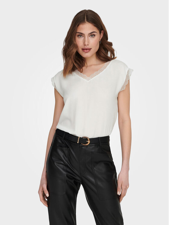 

Блузка обычного кроя Jasmina 15252241 Only, белый