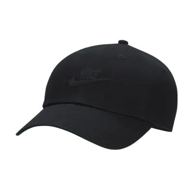

Бейсболка Nike Club Unstructured Futura Wash Cap, черный