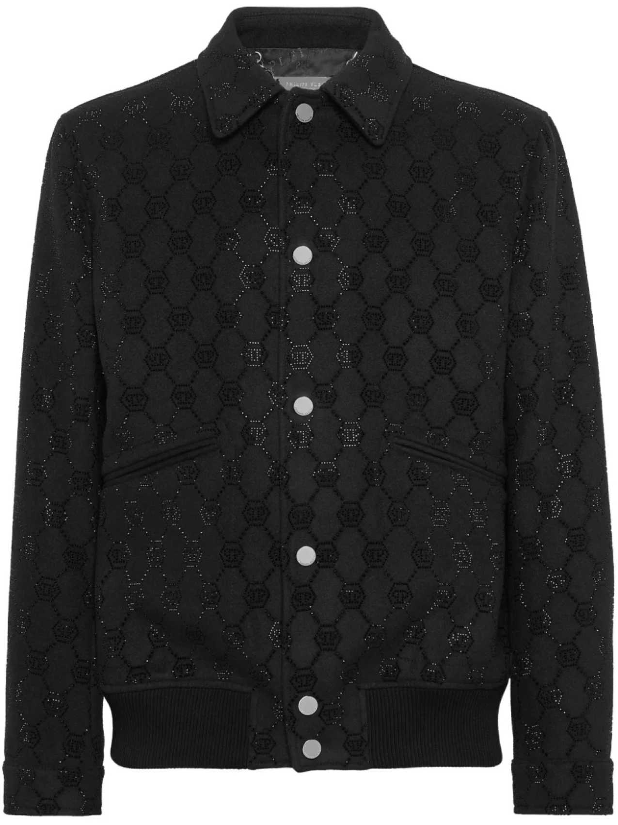 

Куртка-бомбер Philipp Plein LS Monogram, черный