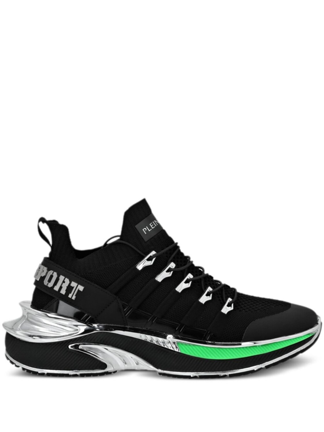 

Plein Sport кроссовки Chrome Surfer, черный