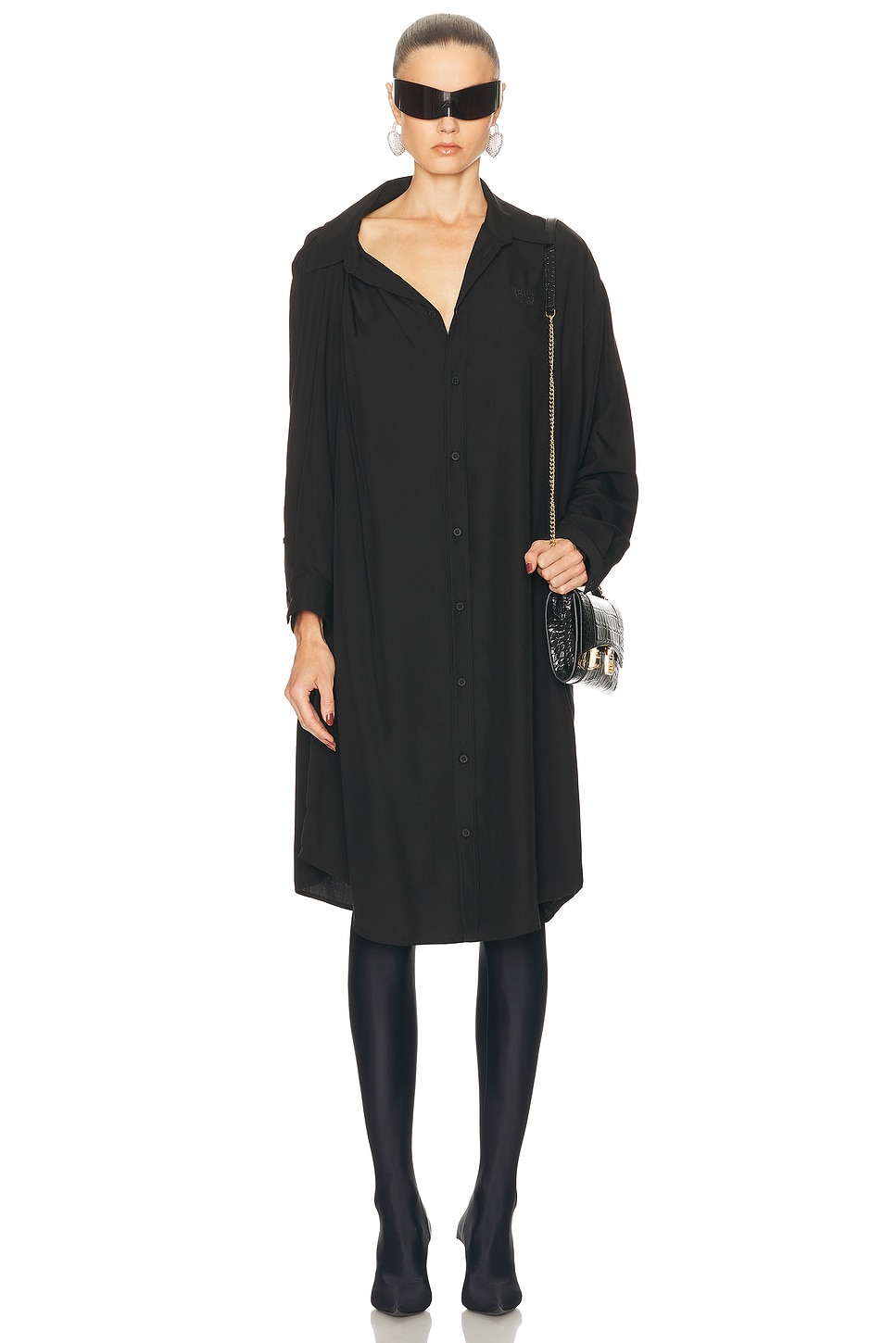 

Платье с одним плечом Balenciaga, Black
