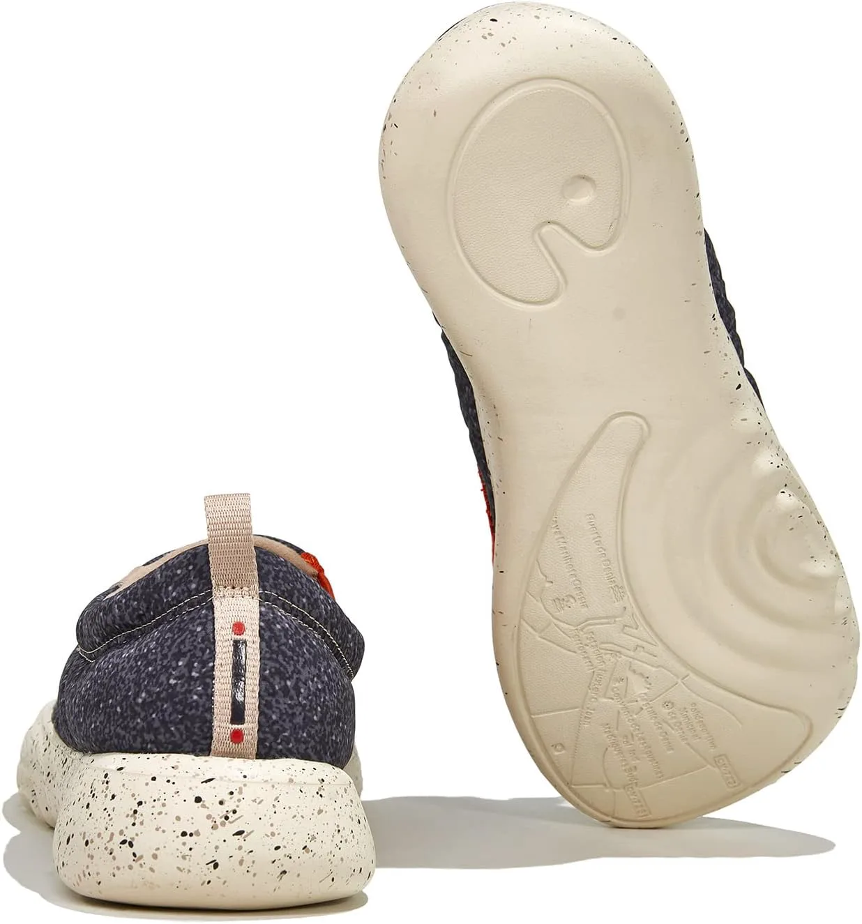 

Мужские кроссовки для кемпинга, прогулок и путешествий UIN, повседневные слипоны-лоферы, легкие, с художественной росписью, модные кеды Toledo, черный