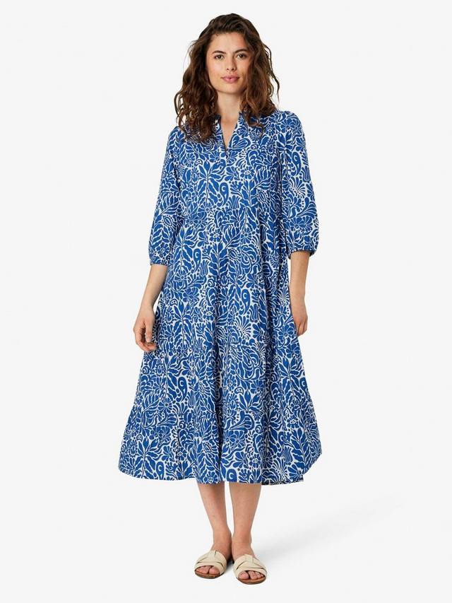 

Свободное платье aie с рукавом 3/4 Noa Noa, цвет Print Blue